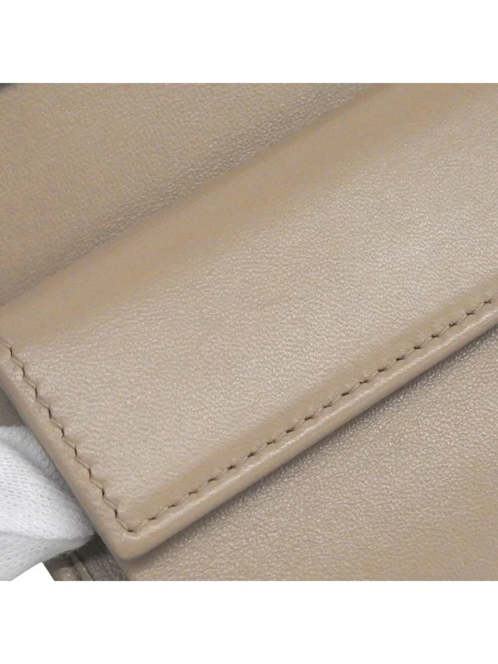 Miu Miu Matelasse Bifold Wallet Compact Pink Beige Inside Like